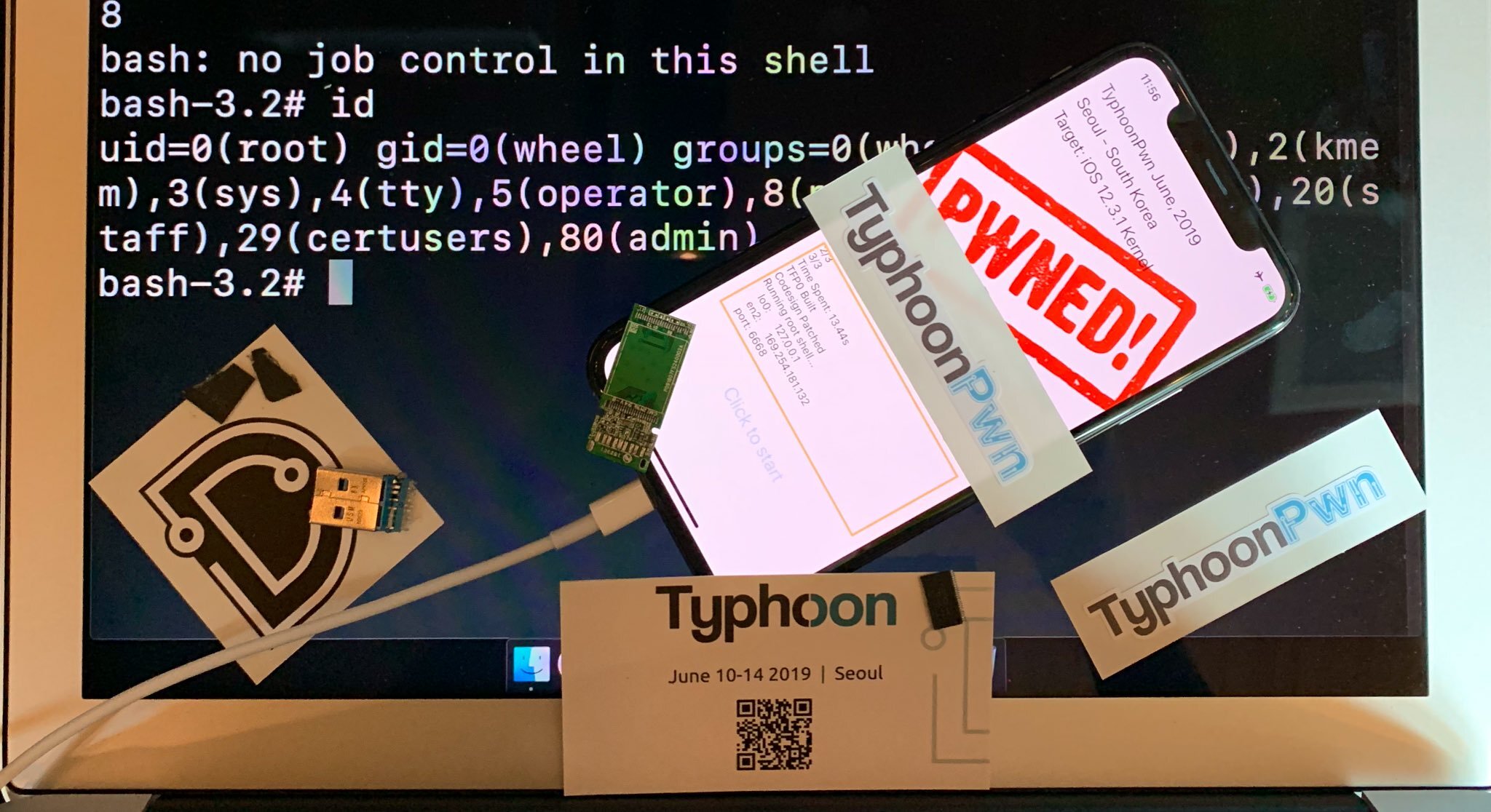 iOS Jailbreak via Sandbox Escape and Kernel R/W leading to RCE
