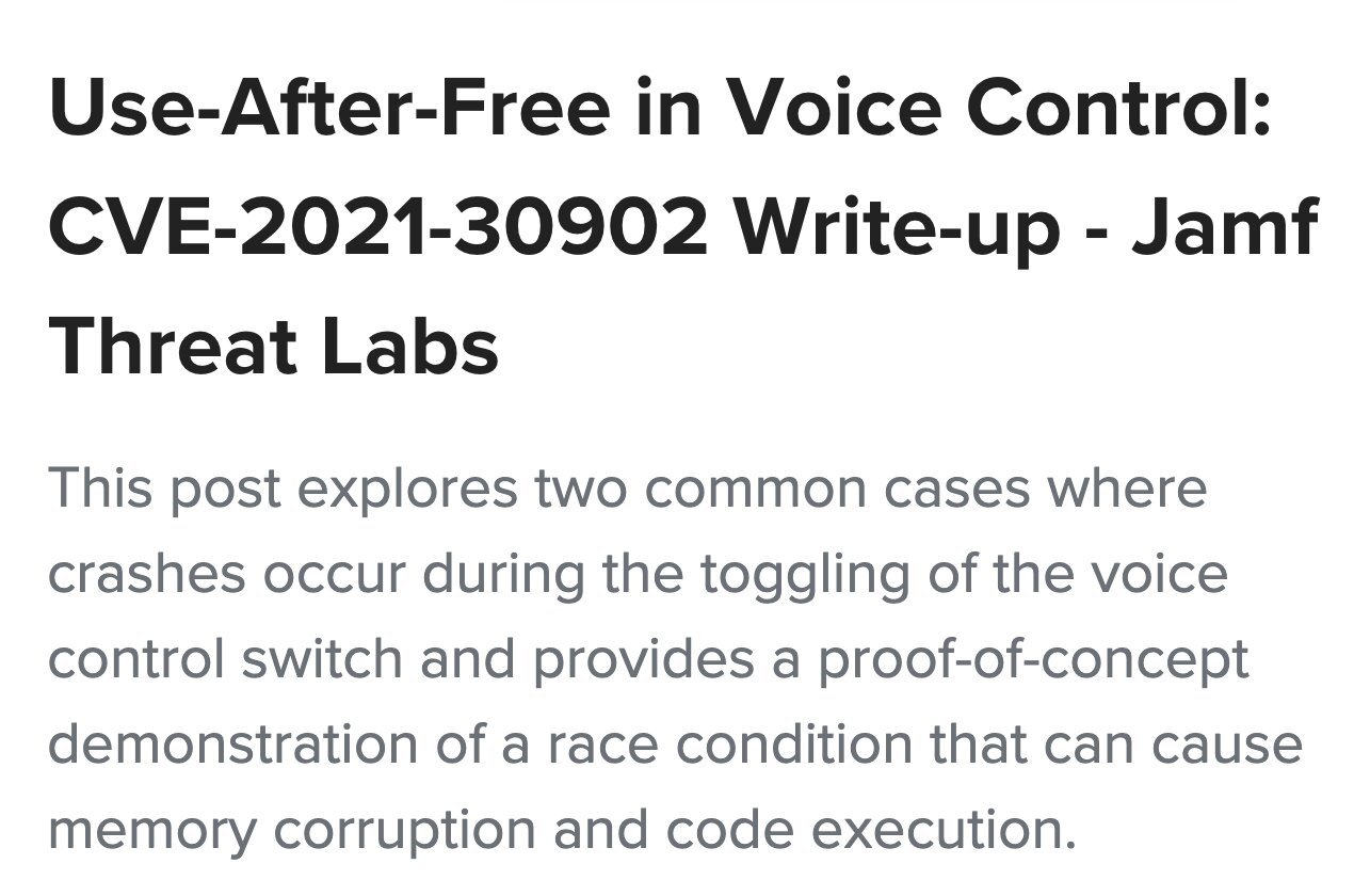 Investigate Voice Control Crash